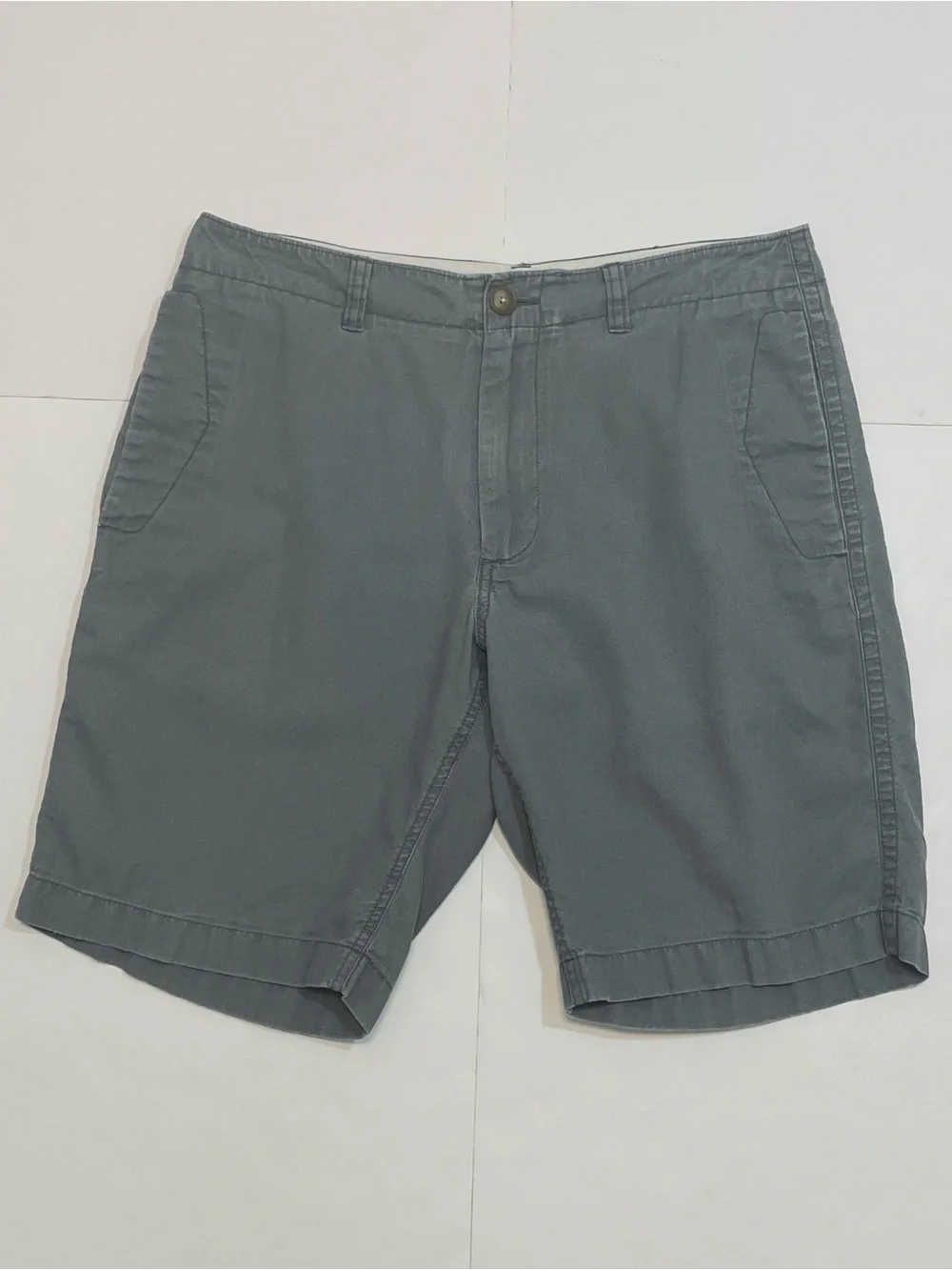 J. Crew Linen Blend Men's Gray Casual Chino Shorts Size 31